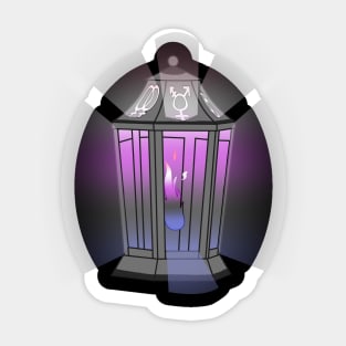 Genderfluid Lantern Sticker